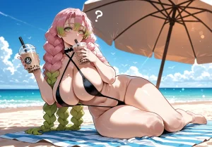 Miyu Mitsuri Kanroji Hashira Training AIGenerated - Page 300