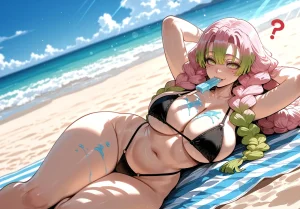 Miyu Mitsuri Kanroji Hashira Training AIGenerated - Page 318