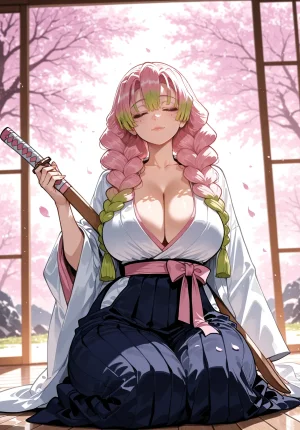 Miyu Mitsuri Kanroji Hashira Training AIGenerated - Page 319