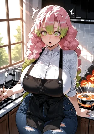 Miyu Mitsuri Kanroji Hashira Training AIGenerated - Page 334