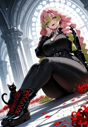 Miyu Mitsuri Kanroji Hashira Training AIGenerated - Page 346