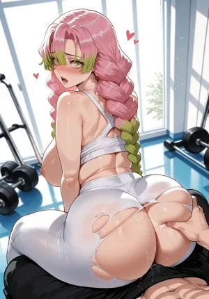 Miyu Mitsuri Kanroji Hashira Training AIGenerated - Page 375