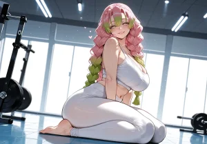 Miyu Mitsuri Kanroji Hashira Training AIGenerated - Page 66