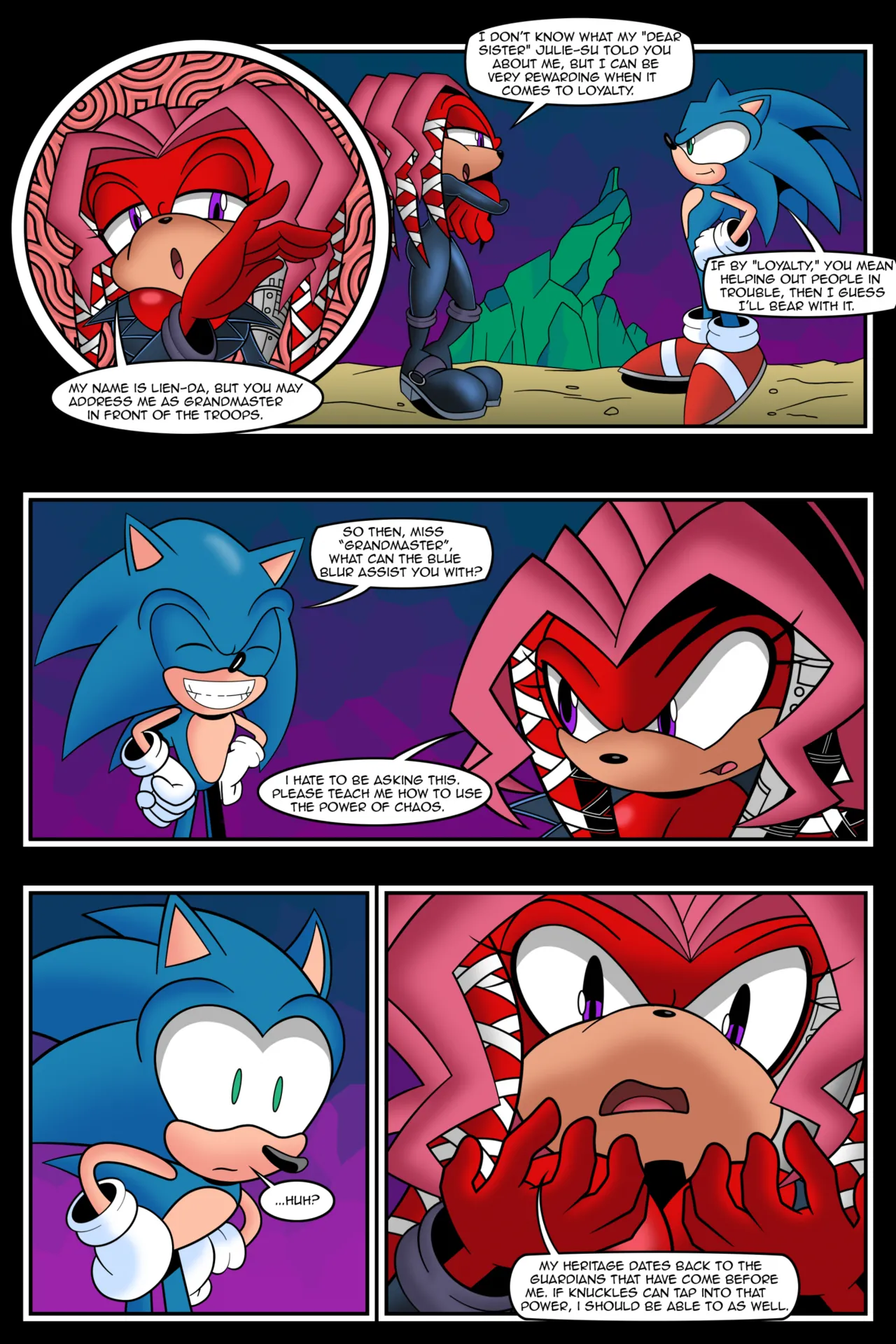 Mobian Monster Grandmasters With Benefits Sonic The Hedgehog Ongoing - Image 4