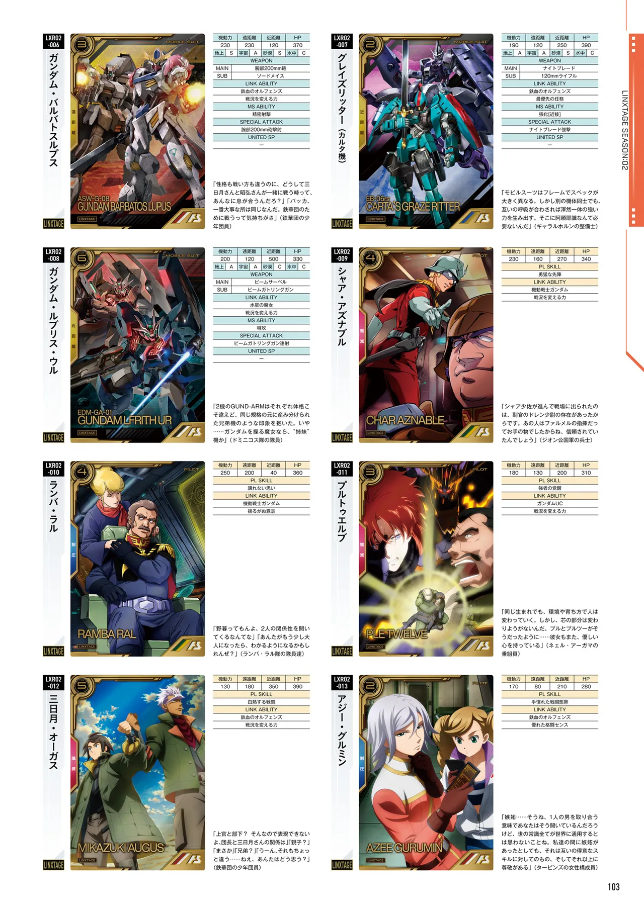 Mobile Suit Gundam Arsenal Base - Official Card Book Vol. 1 - Image 104