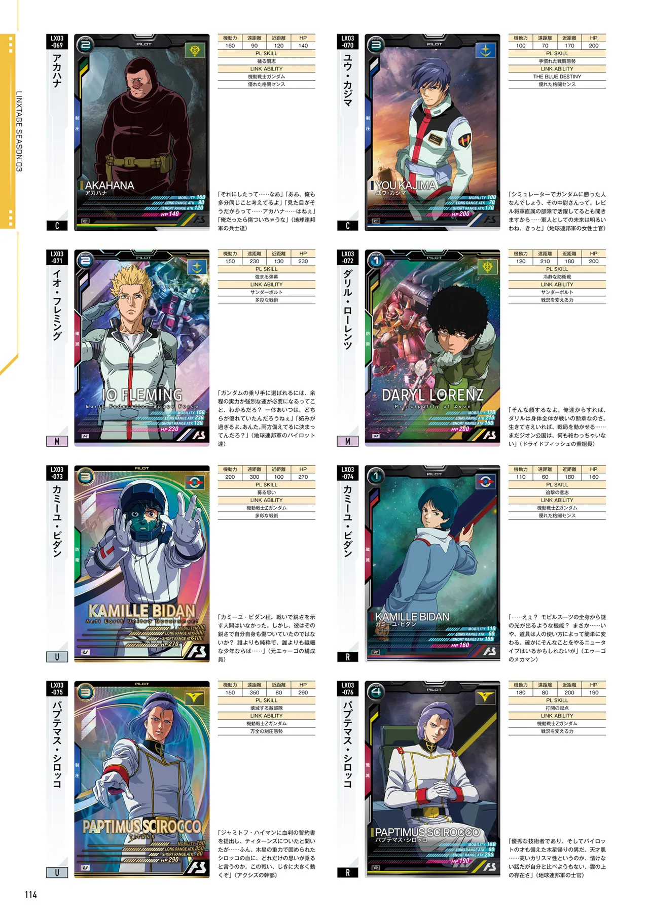 Mobile Suit Gundam Arsenal Base - Official Card Book Vol. 1 - Image 115