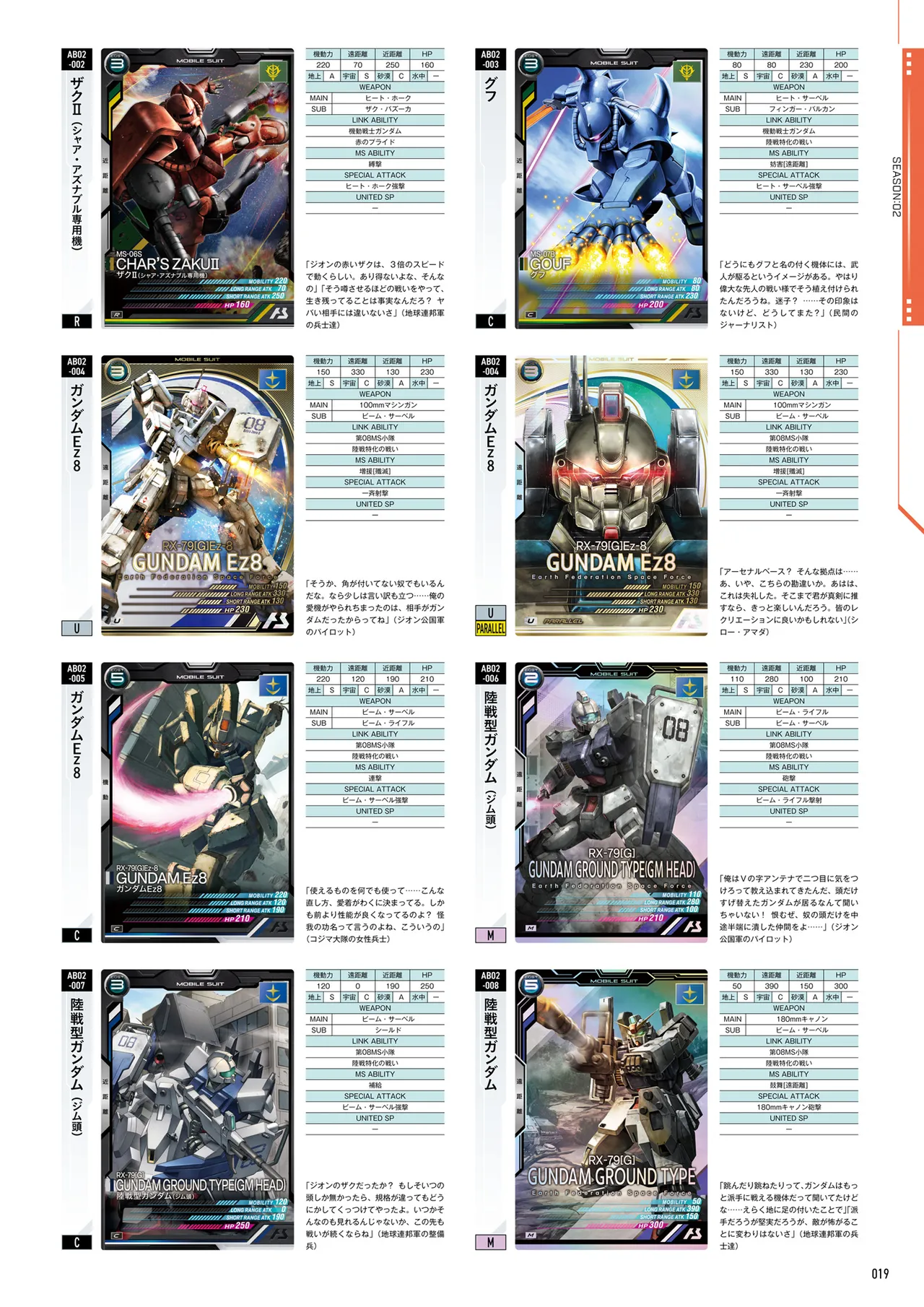 Mobile Suit Gundam Arsenal Base - Official Card Book Vol. 1 - Image 20