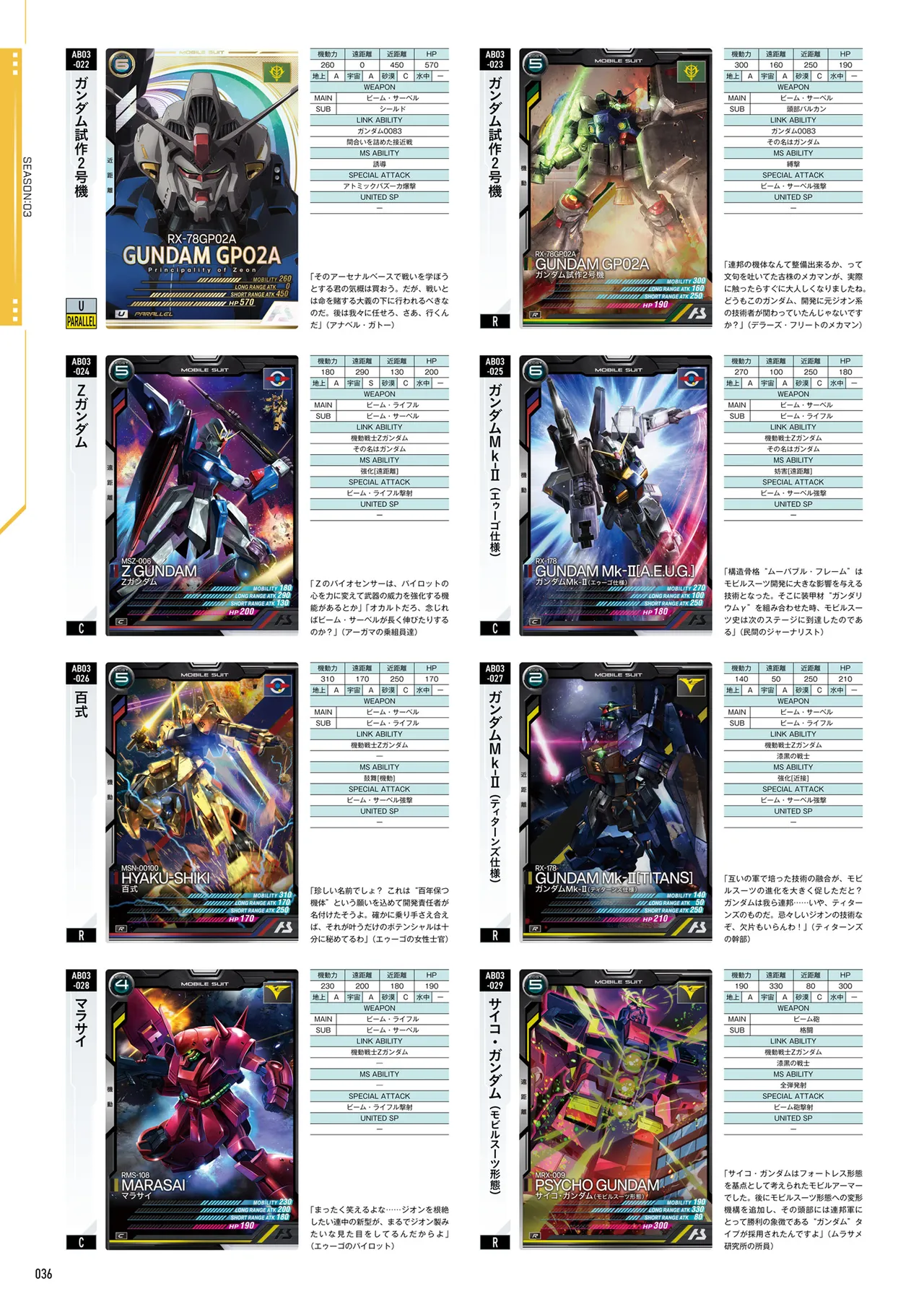 Mobile Suit Gundam Arsenal Base - Official Card Book Vol. 1 - Image 37