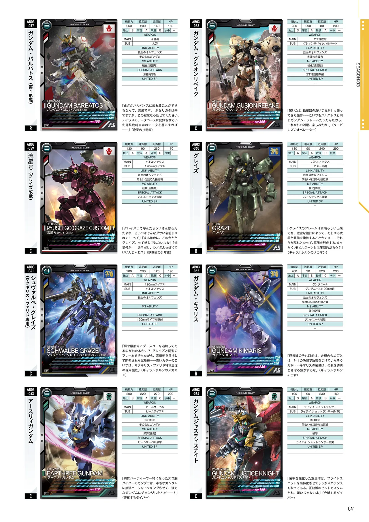 Mobile Suit Gundam Arsenal Base - Official Card Book Vol. 1 - Image 42