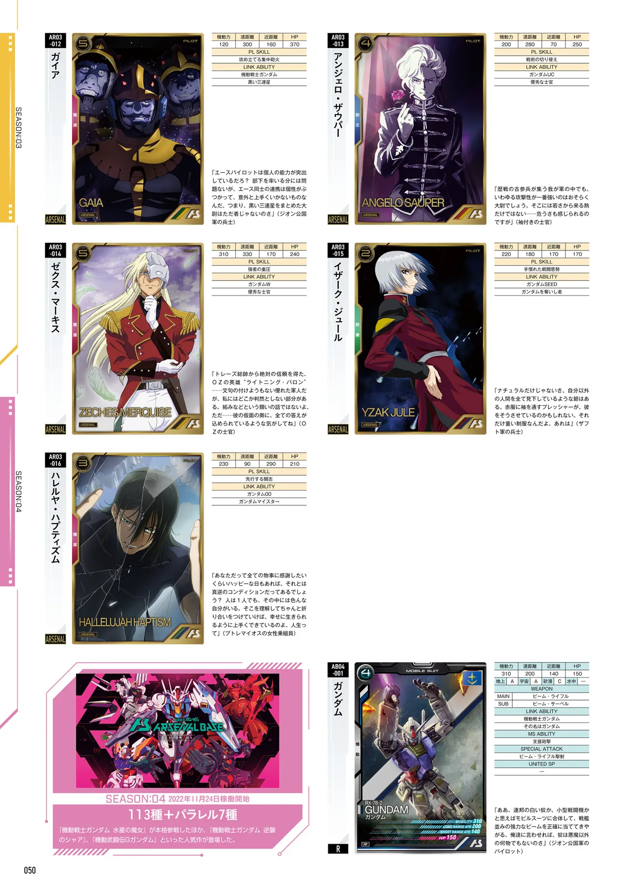 Mobile Suit Gundam Arsenal Base - Official Card Book Vol. 1 - Image 51