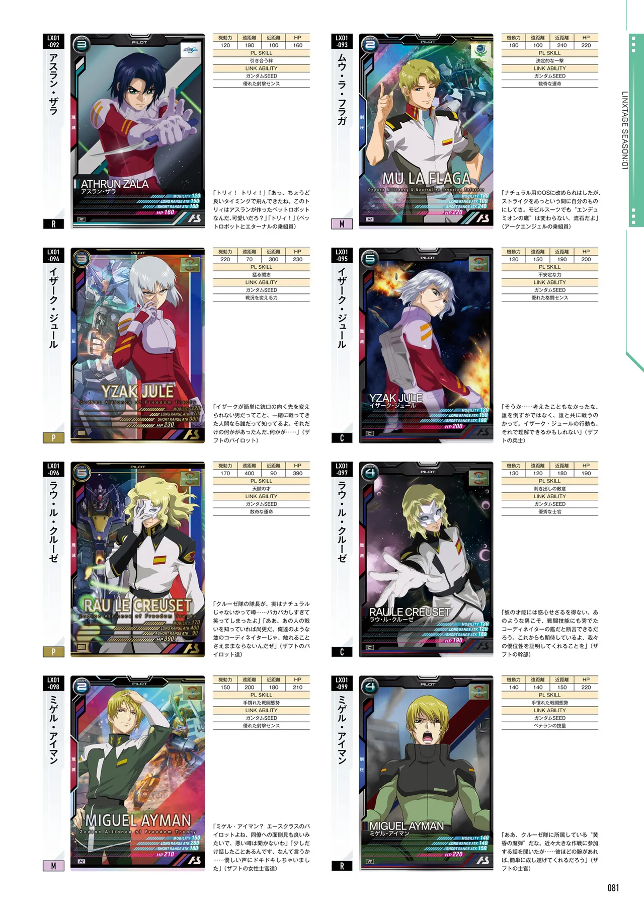 Mobile Suit Gundam Arsenal Base - Official Card Book Vol. 1 - Image 82