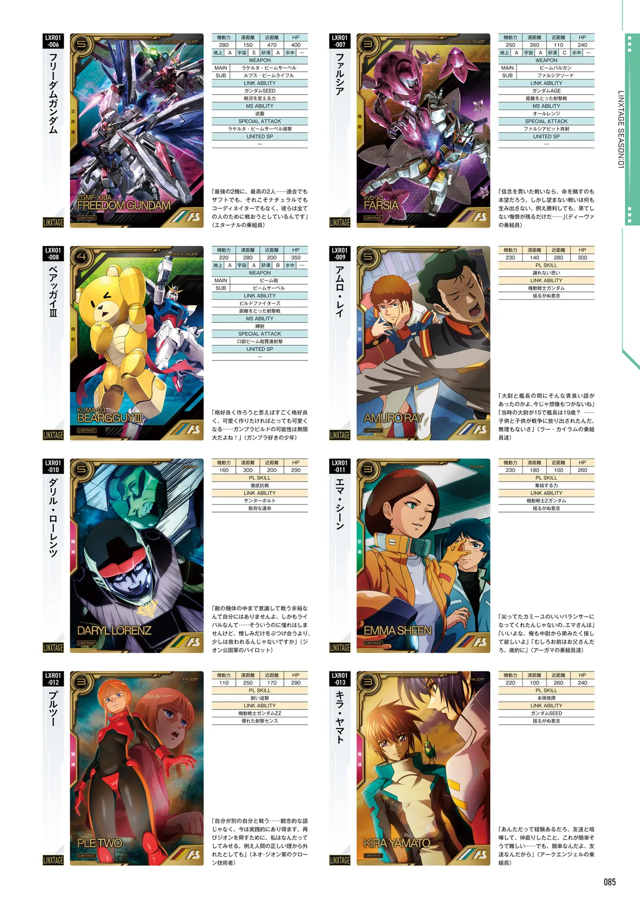 Mobile Suit Gundam Arsenal Base - Official Card Book Vol. 1 - Image 86