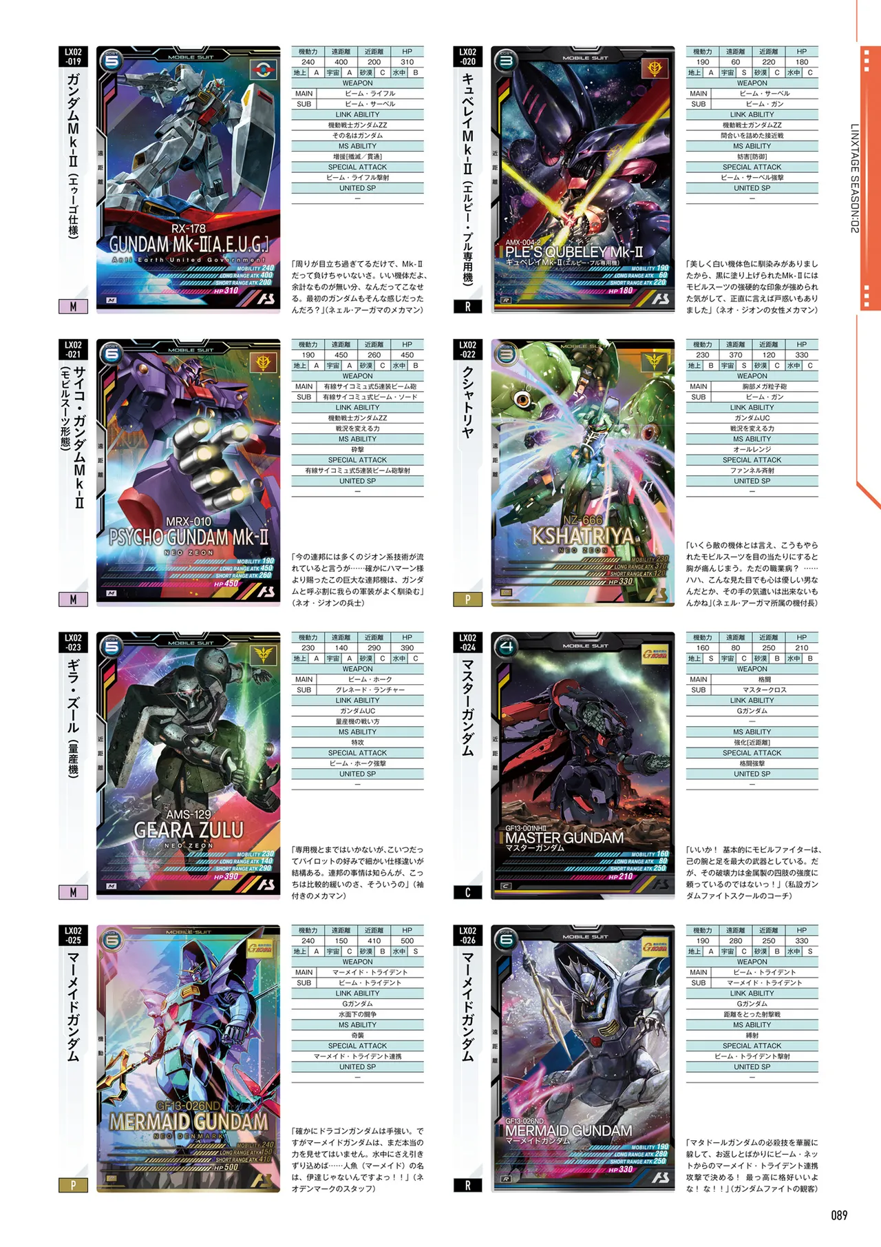 Mobile Suit Gundam Arsenal Base - Official Card Book Vol. 1 - Image 90