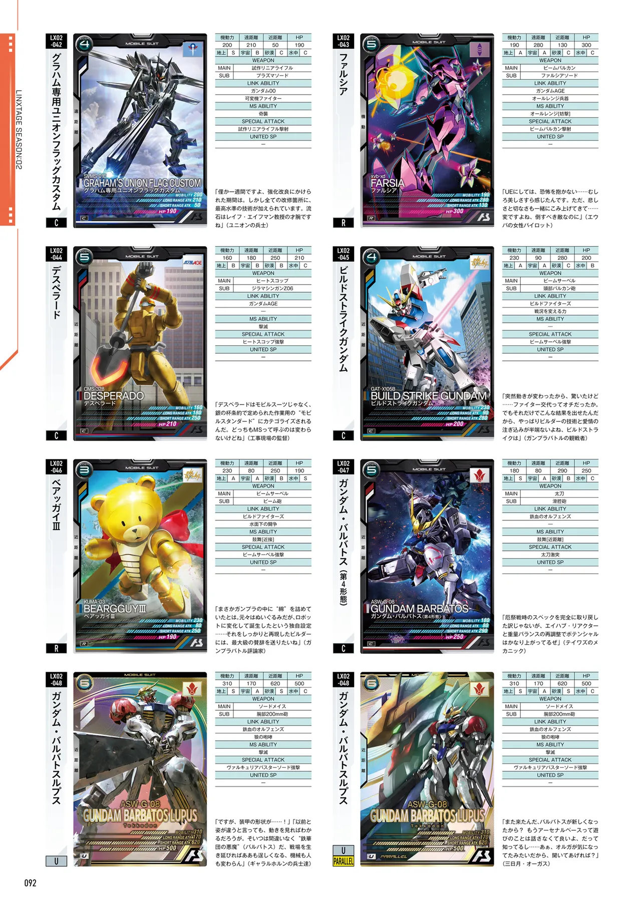 Mobile Suit Gundam Arsenal Base - Official Card Book Vol. 1 - Image 93