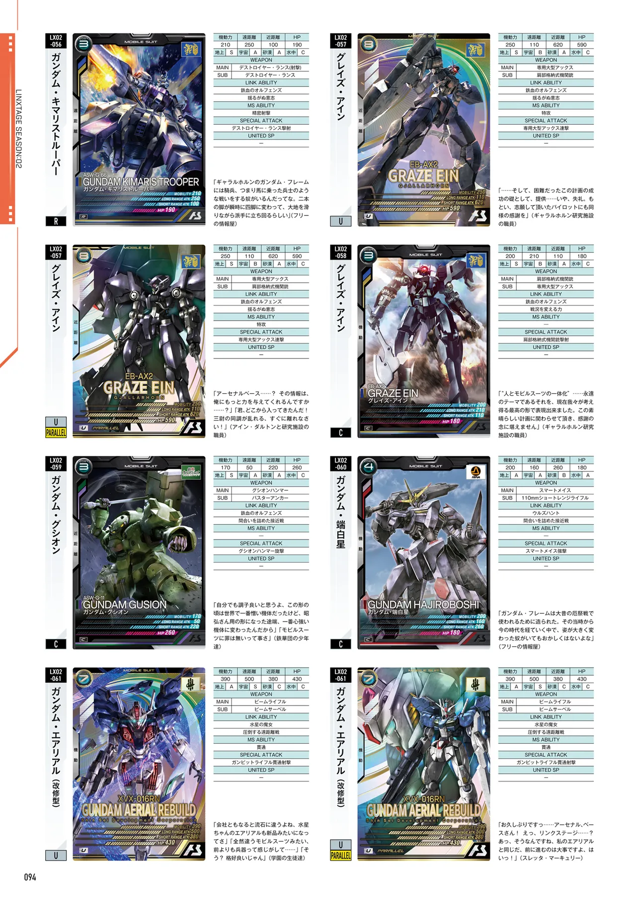 Mobile Suit Gundam Arsenal Base - Official Card Book Vol. 1 - Image 95