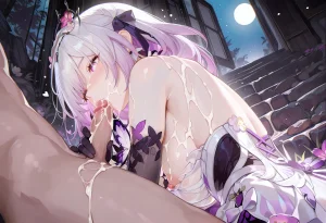 MoekoAI Castorice Blowjob