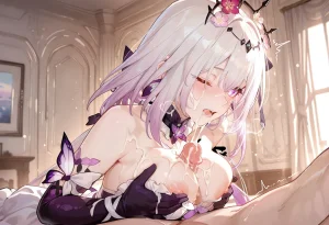 MoekoAI Castorice Paizuri - Page 4