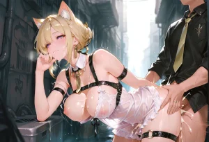 MoekoAI EvelynChevalier Cat Negligee Sex - Page 38