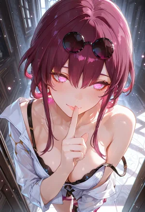 MoekoAI Kafka Bubble tea challenge and poses - Page 4