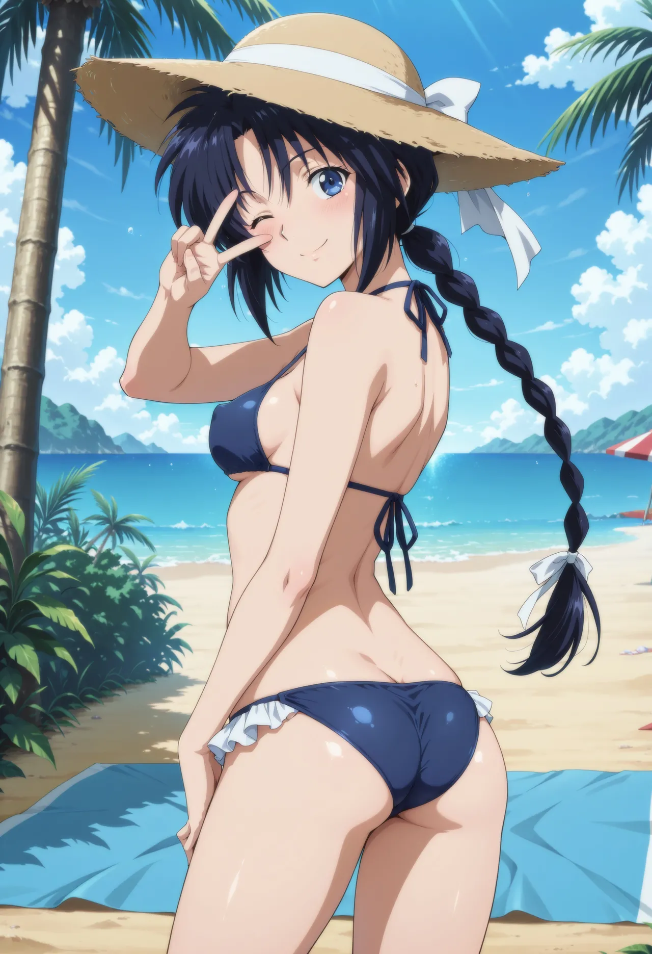 Moke Ptreon Gold Plan Makimachi Misao Beach Sex Rurouni Kenshin 巻町 操 ビーチセックス るろうに剣心 297Pics Patreon - Image 13