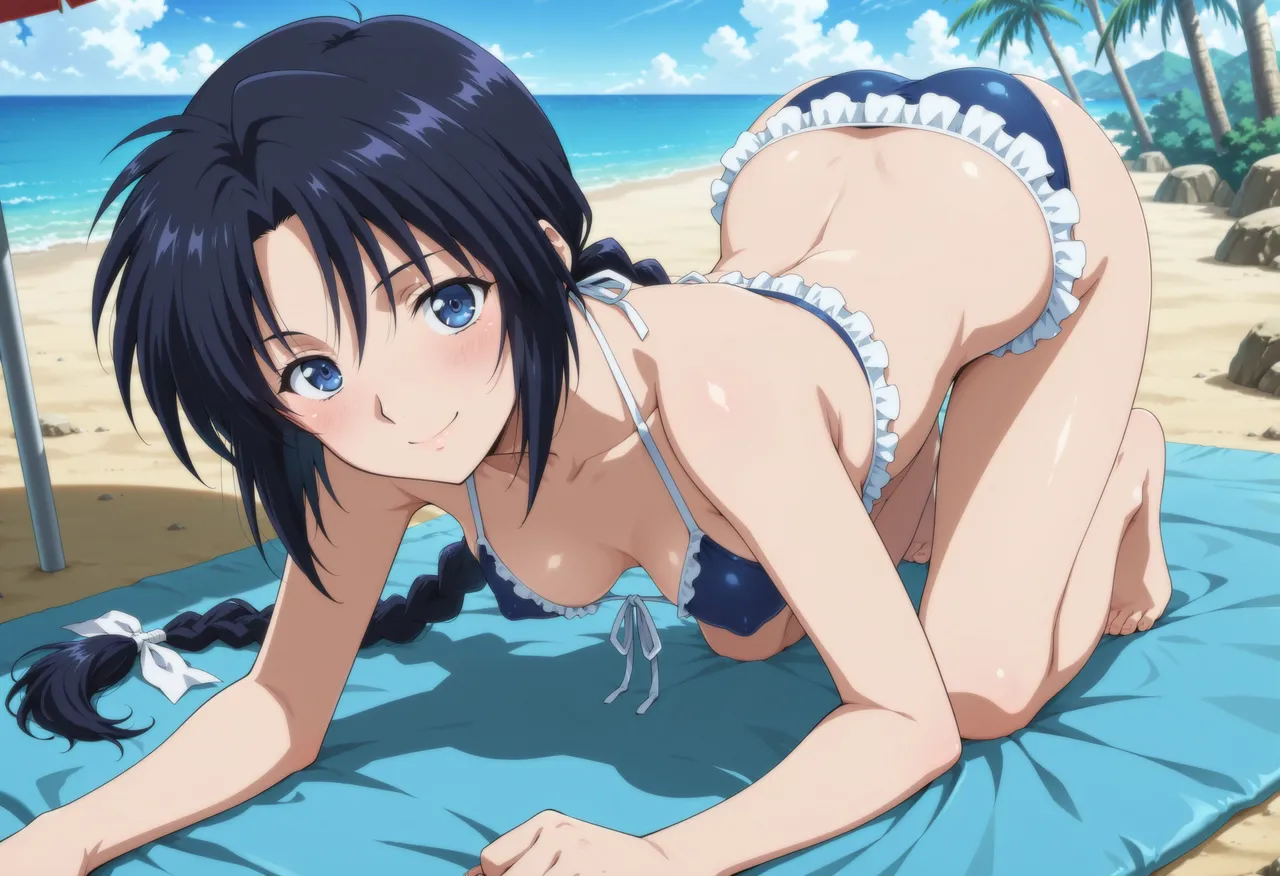 Moke Ptreon Gold Plan Makimachi Misao Beach Sex Rurouni Kenshin 巻町 操 ビーチセックス るろうに剣心 297Pics Patreon - Image 16
