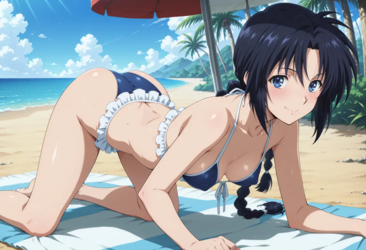 Moke Ptreon Gold Plan Makimachi Misao Beach Sex Rurouni Kenshin 巻町 操 ビーチセックス るろうに剣心 297Pics Patreon - Image 18