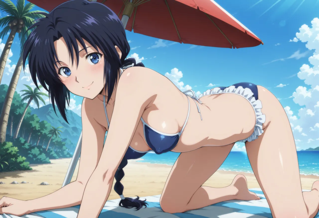 Moke Ptreon Gold Plan Makimachi Misao Beach Sex Rurouni Kenshin 巻町 操 ビーチセックス るろうに剣心 297Pics Patreon - Image 19