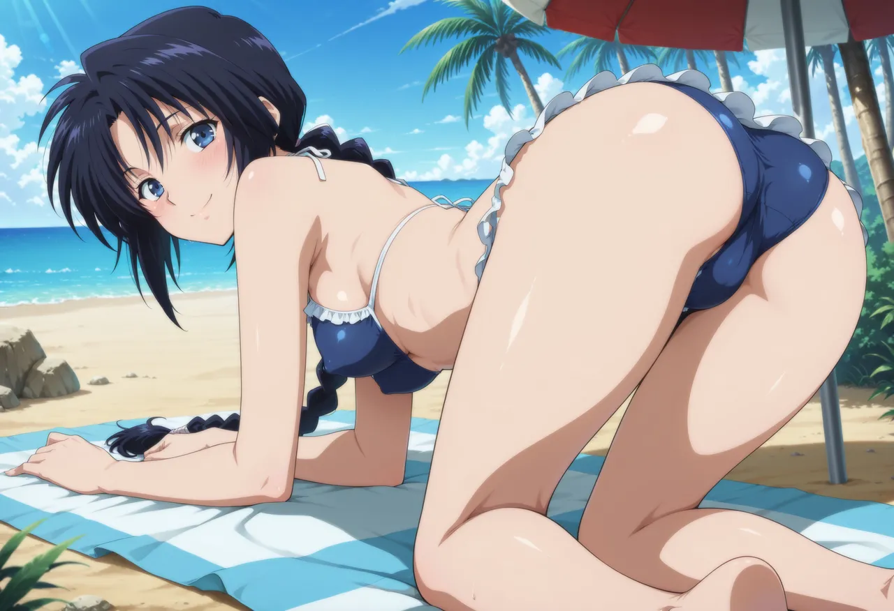 Moke Ptreon Gold Plan Makimachi Misao Beach Sex Rurouni Kenshin 巻町 操 ビーチセックス るろうに剣心 297Pics Patreon - Image 24