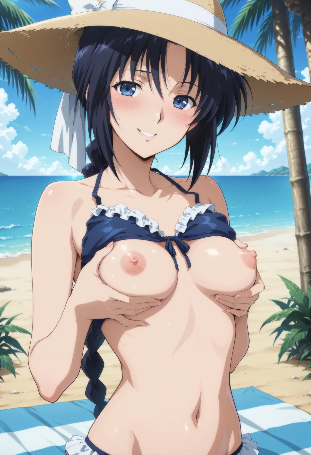 Moke Ptreon Gold Plan Makimachi Misao Beach Sex Rurouni Kenshin 巻町 操 ビーチセックス るろうに剣心 297Pics Patreon - Image 30