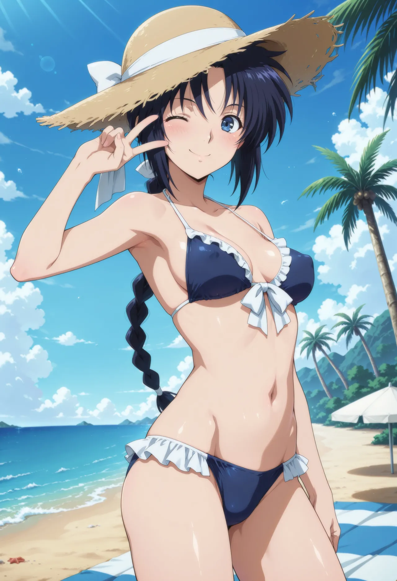 Moke Ptreon Gold Plan Makimachi Misao Beach Sex Rurouni Kenshin 巻町 操 ビーチセックス るろうに剣心 297Pics Patreon - Image 4