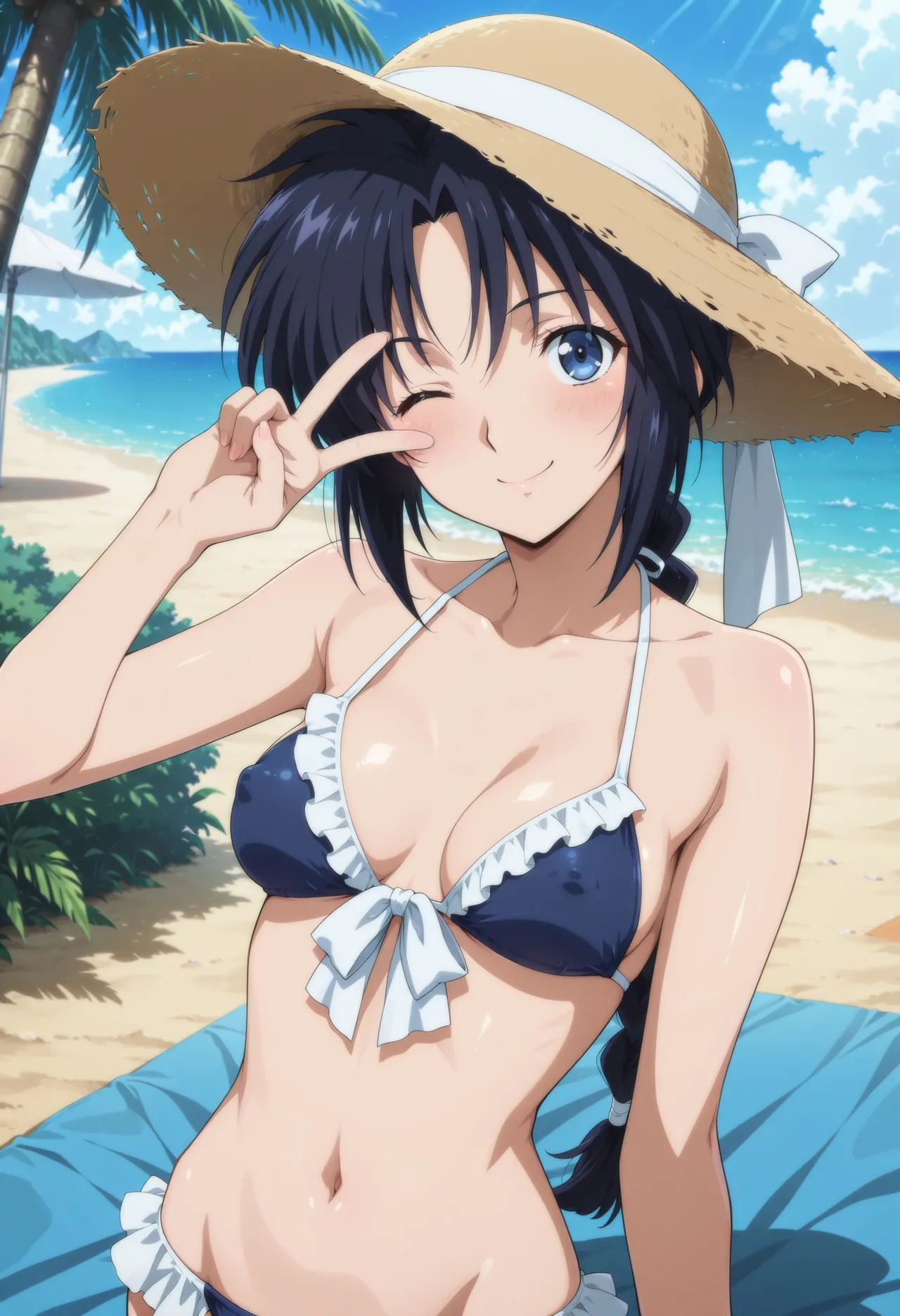 Moke Ptreon Gold Plan Makimachi Misao Beach Sex Rurouni Kenshin 巻町 操 ビーチセックス るろうに剣心 297Pics Patreon - Image 5