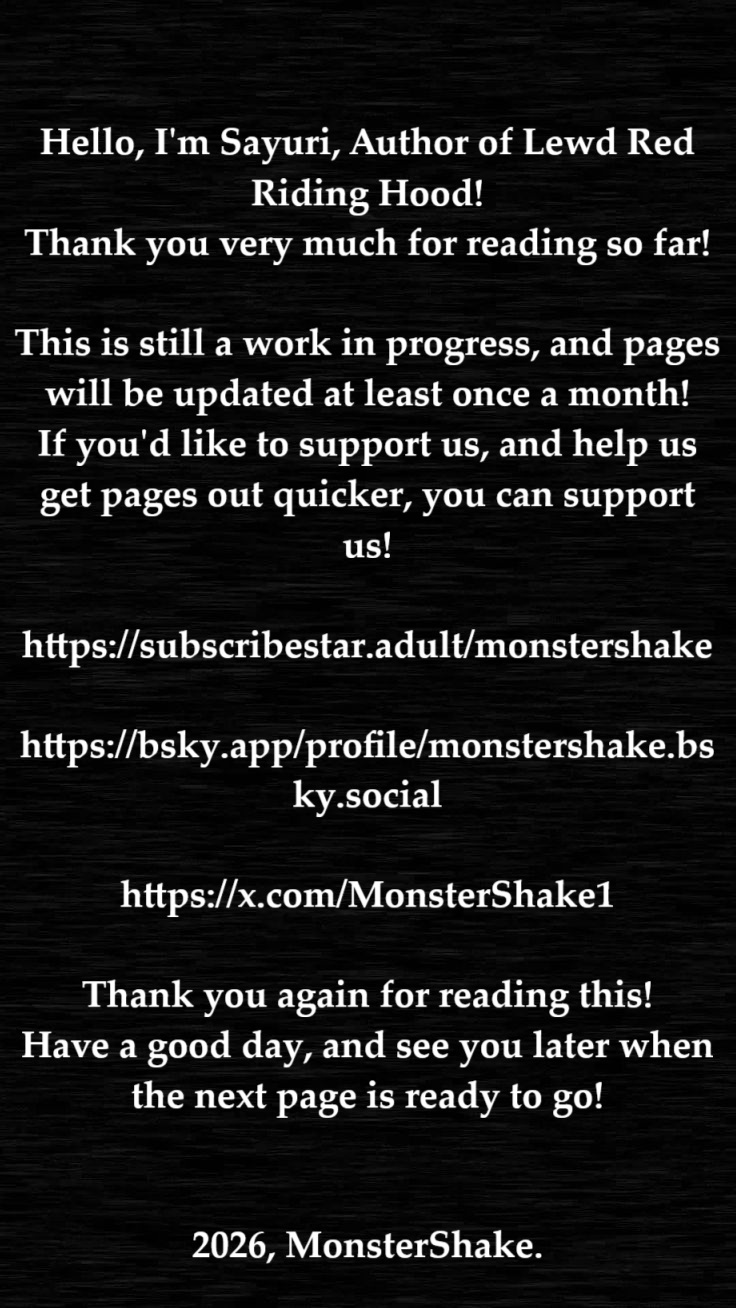 MonsterShake Sayuri Milkshake, ER0POPO Lewd Red Riding Hood Chapter 1 English - Image 9