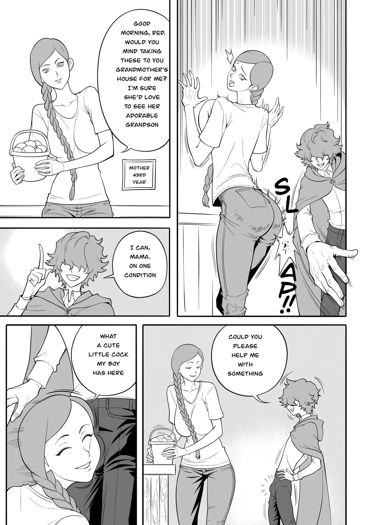MonsterShake Sayuri Milkshake, ER0POPO Lewd Red Riding Hood Chapter 1 English - Image 3