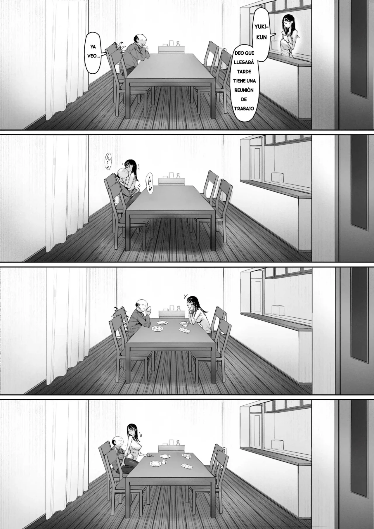 Morita Shiki Gifu To Doukyou Suru Ni Natta Shiawase Na Shinkon Seikatsu O Okuro Hazu Datta No Ni 3Se Suponía que Yo Vivía la Feliz Vida de Recién Casada, Pero Terminé... Siendo Violada por mi Suegro. 3 Spanish Digital - Image 41