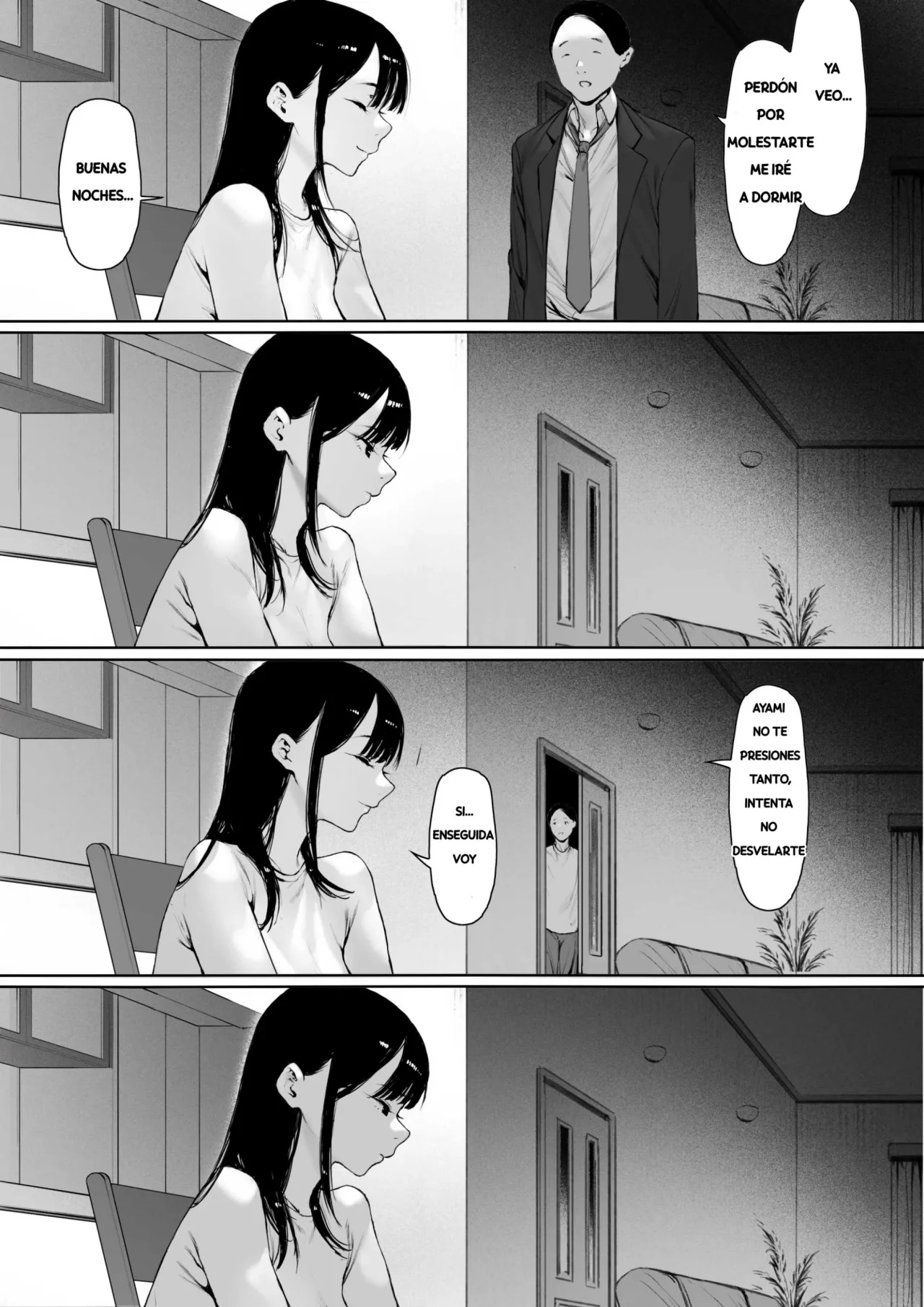 Morita Shiki Gifu To Doukyou Suru Ni Natta Shiawase Na Shinkon Seikatsu O Okuro Hazu Datta No Ni 3Se Suponía que Yo Vivía la Feliz Vida de Recién Casada, Pero Terminé... Siendo Violada por mi Suegro. 3 Spanish Digital - Image 45