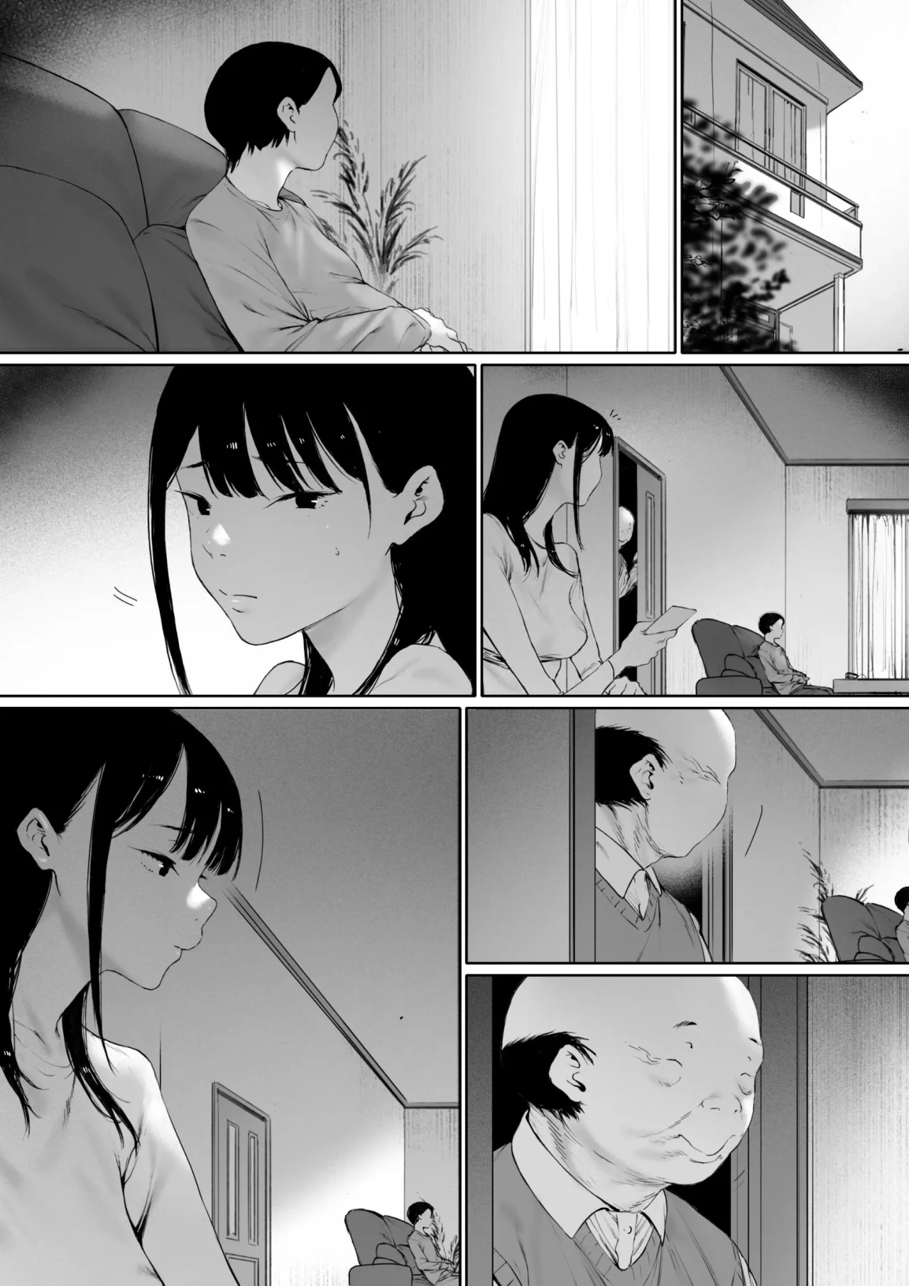 Morita Shiki Gifu To Doukyou Suru Ni Natta Shiawase Na Shinkon Seikatsu O Okuro Hazu Datta No Ni 3Se Suponía que Yo Vivía la Feliz Vida de Recién Casada, Pero Terminé... Siendo Violada por mi Suegro. 3 Spanish Digital - Image 87