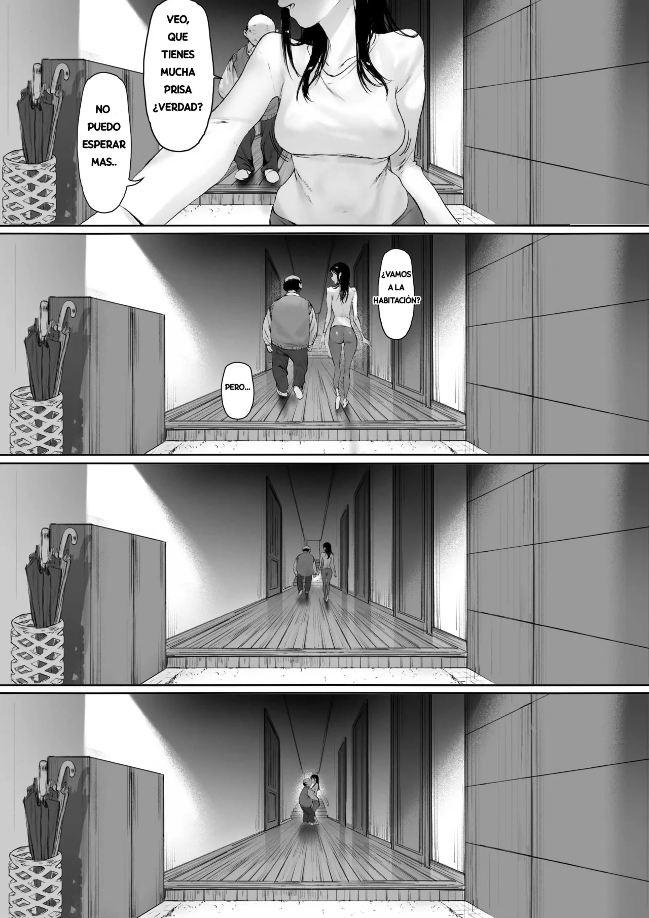 Morita Shiki Gifu To Doukyou Suru Ni Natta Shiawase Na Shinkon Seikatsu O Okuro Hazu Datta No Ni 3Se Suponía que Yo Vivía la Feliz Vida de Recién Casada, Pero Terminé... Siendo Violada por mi Suegro. 3 Spanish Digital - Image 92