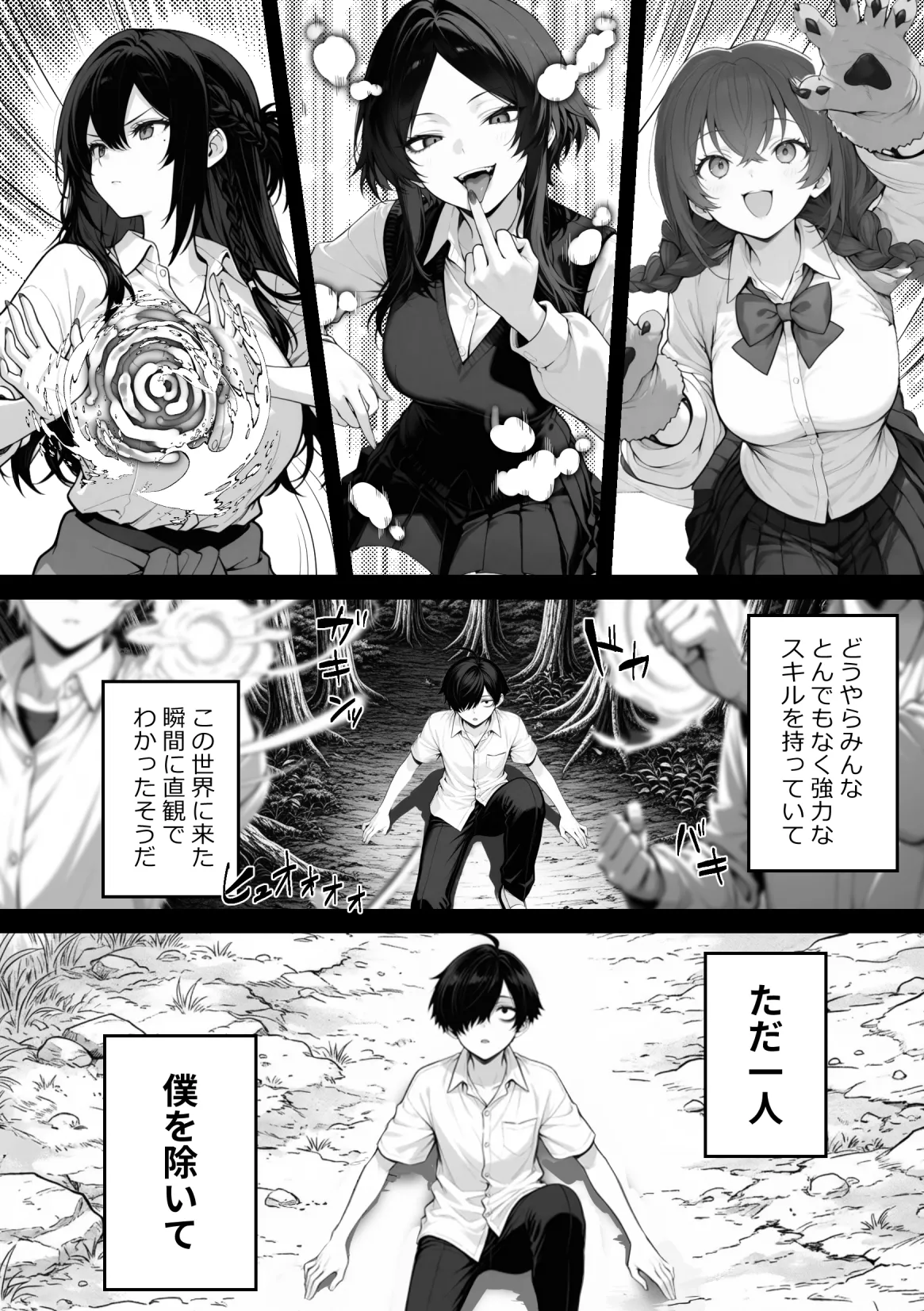 妄想体験コミックMTコミック 異世界でハズレスキル上限突破が覚醒し神話級冒険者となったので僕を虐めていたギャル達を全員僕専用ご奉仕肉便器に躾けることにした覚醒編 - Image 15