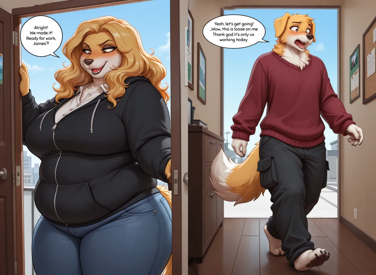 My Boss, My Mommy furry, diaper, femdom, bbw - Image 159