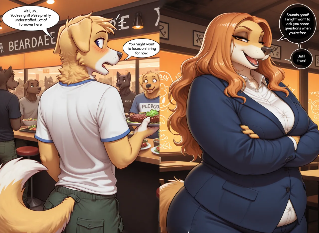 My Boss, My Mommy furry, diaper, femdom, bbw - Image 37