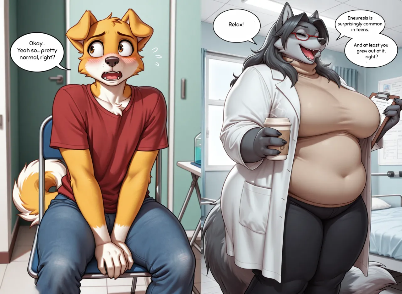 My Boss, My Mommy furry, diaper, femdom, bbw - Image 5