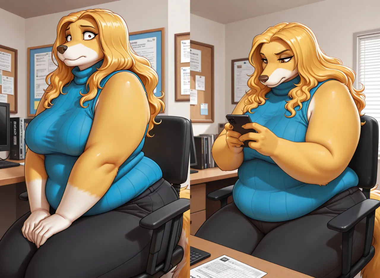 My Boss, My Mommy furry, diaper, femdom, bbw - Image 64