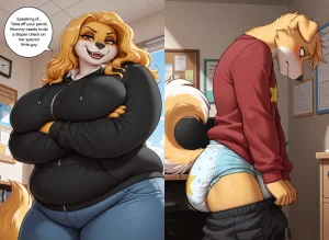 My Boss, My Mommy furry, diaper, femdom, bbw - Page 167