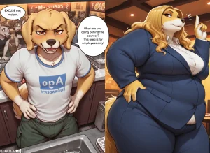 My Boss, My Mommy furry, diaper, femdom, bbw - Page 35