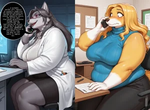 My Boss, My Mommy furry, diaper, femdom, bbw - Page 67