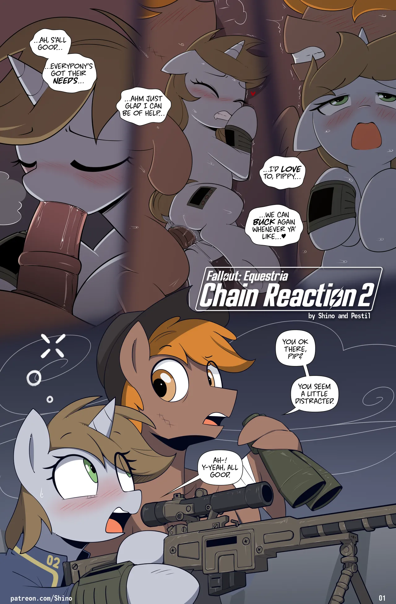 My Little Pony Friendship is Magic Fallout Equestria Chain Reaction 2 by Shinodage On-Going - Image 1