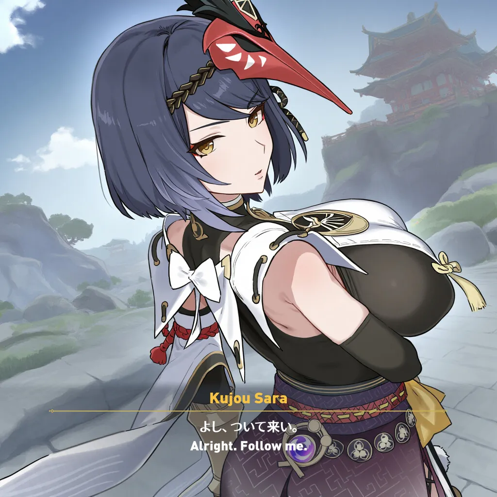 Myanu Netorare Inazuma - Kujou Sara - Image 16