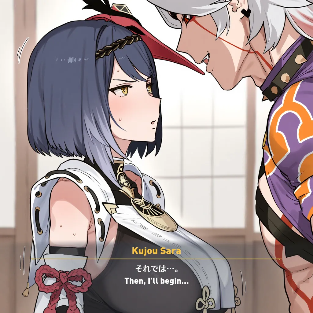 Myanu Netorare Inazuma - Kujou Sara - Image 73