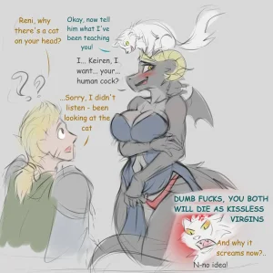 NaiveTabby Naive_Tabby Horny and Scaly Extas Ongoing - Page 16