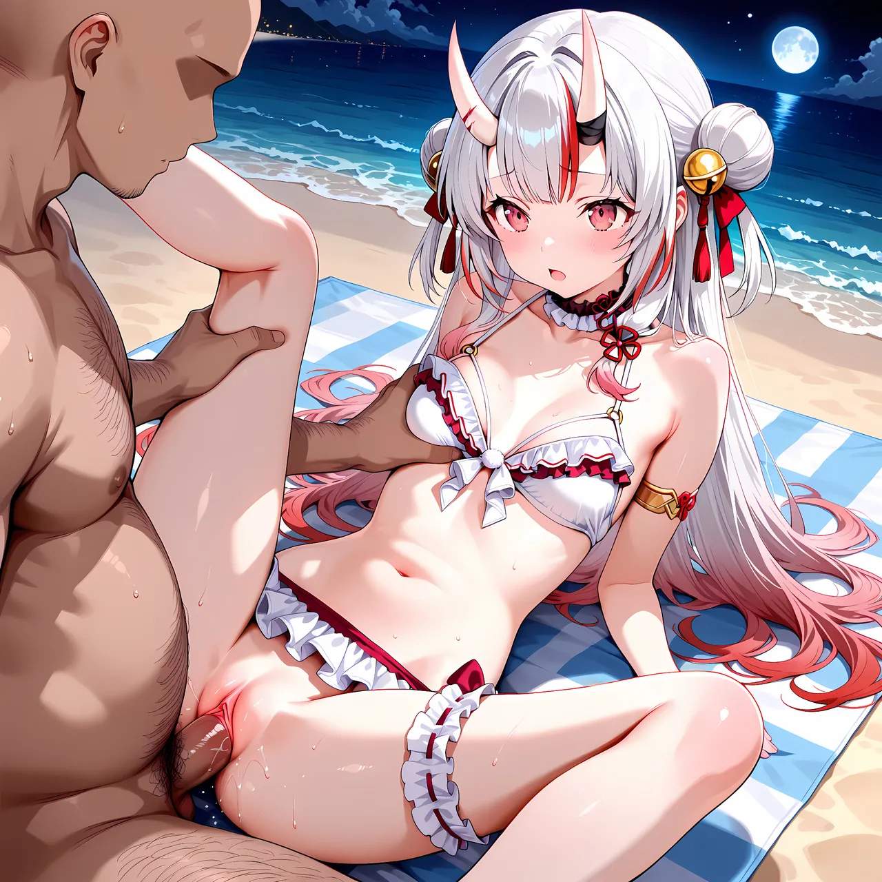 白い物質 Nakiri Ayame - Bad Beach Hololive - Image 62